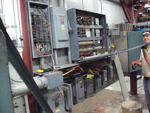 Troubleshooting and line replacement on control cabinets